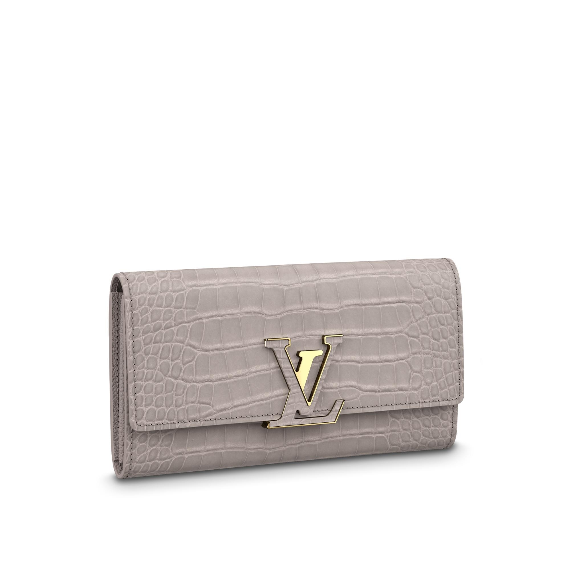 Lv capucines outlet crocodile price